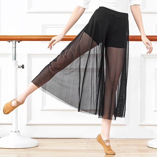 

Ballet Pants Tulle Women's Training Daily Wear High Elastane