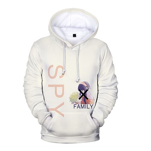 

Inspired by SPY×FAMILY Loid Forger Yor Forger Anya Forger Hoodie Anime 100% Polyester Anime 3D Harajuku Graphic Hoodie For Men's / Women's / Couple's