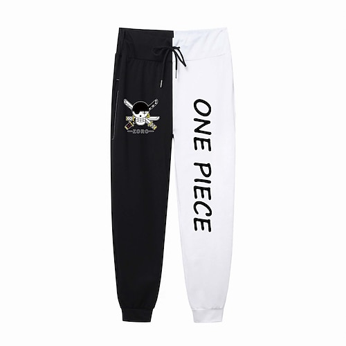 

Inspired by One Piece Monkey D. Luffy Cartoon Manga Anime Harajuku Graphic Kawaii Pants For Men's Women's Unisex Adults' Hot Stamping 100% Polyester