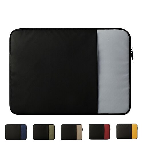 

Laptop Sleeves 12"" 14"" 15.6"" inch Compatible with Macbook Air Pro, HP, Dell, Lenovo, Asus, Acer, Chromebook Notebook Waterpoof Shock Proof PVC Solid Color for Colleages & Schools