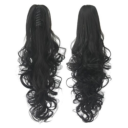 

15 colores cola de caballo opcional pelucas de extensiones de cabello de estilo de pelo largo y rizado