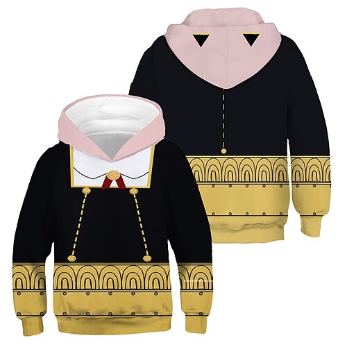 

Inspired by SPY×FAMILY Loid Forger Yor Forger Anya Forger Hoodie Anime 100% Polyester Anime 3D Harajuku Graphic Hoodie For Men's / Women's / Couple's