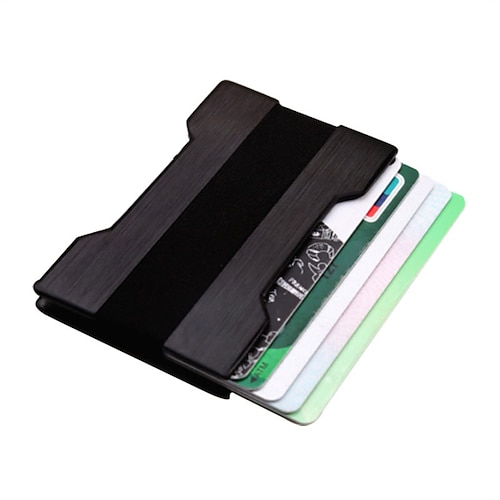 

Business Card Holder Case Metal Name Card Holder Pocket with Magnetic Shut Multi for Women Men