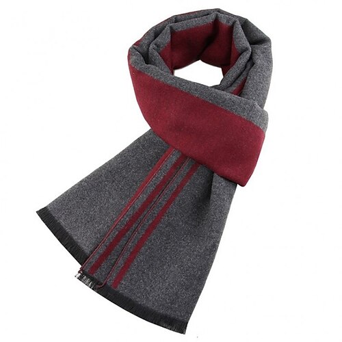 

Men's Scarves Office Daily Wear Vacation Plaid / Striped / Chevron / Round Satin Faux Silk Scarves 1 PCS