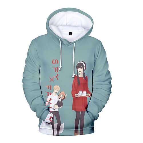 

Inspired by SPY×FAMILY Loid Forger Yor Forger Anya Forger Hoodie Anime 100% Polyester Anime 3D Harajuku Graphic Hoodie For Men's / Women's / Couple's