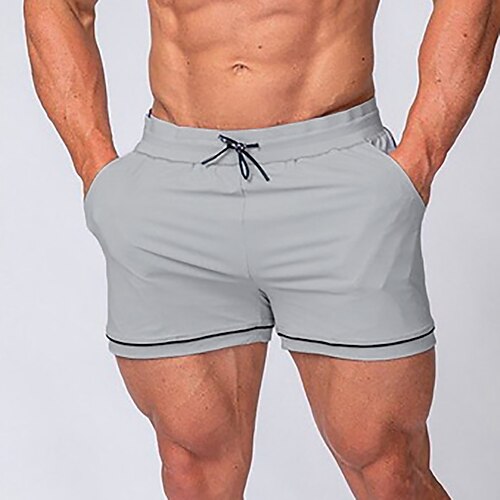 

Men's Swim Trunks Swim Shorts Quick Dry Lightweight Board Shorts Bathing Suit with Pockets Drawstring Swimming Surfing Beach Water Sports Stripes Summer