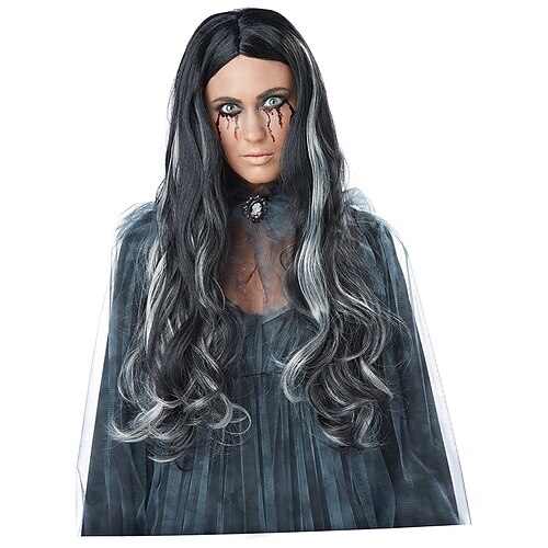 

Vampire Wig California s Women's Bloody Mary Wig Long Black Wigs Synthetic Wigs