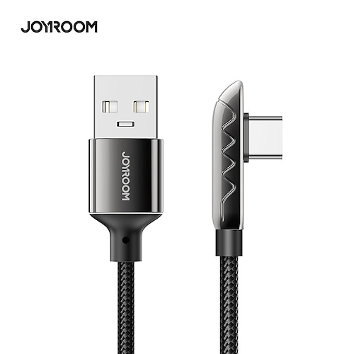 

1 Pack Joyroom USB C Cable 3.9ft USB A to USB C 3 A Charging Cable Fast Charging High Data Transfer Nylon Braided For Samsung Xiaomi Huawei Phone Accessory