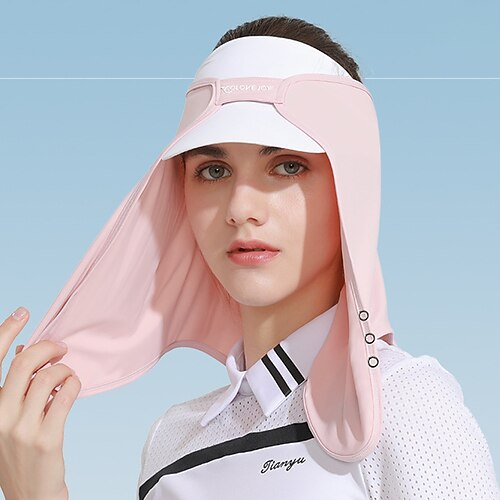 

Summer Ice Silk Sun Hat Curtain Outdoor Golf Tennis Tourism Vacation Sunscreen Cape Cape Neck Protection Breathable
