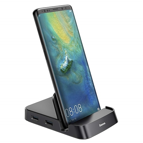 

Baseus Docking Station USB Type C HUB Docking Station for Samsung Galaxy S22/S20/S20/S22 Note 20 Dex Station USB-C to HDMI Dock Power Adapter