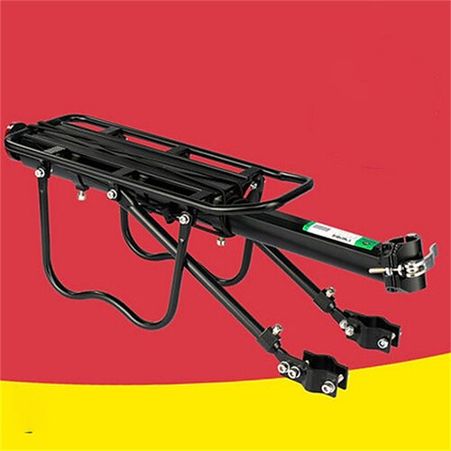

Bike Cargo Rack Outdoor Travel Folding Aluminium alloy Road Bike Mountain Bike MTB Fixed Gear Bike - Black