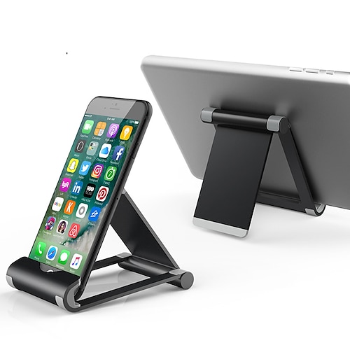 

Phone Stand Tablet Stand Portable Foldable Adjustable Phone Holder for Desk Compatible with iPad Tablet All Mobile Phone Phone Accessory