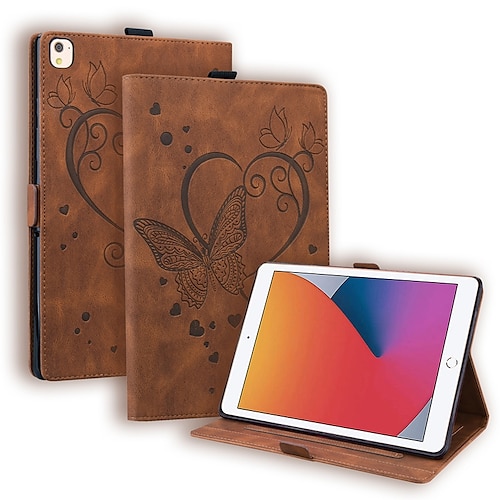 

Tablet Case Cover For Samsung Galaxy Tab S7 Plus FE S8 S7 A8 A7 Lite S6 Lite A 8.0"" Card Holder with Stand Flip Heart Solid Colored TPU PU Leather