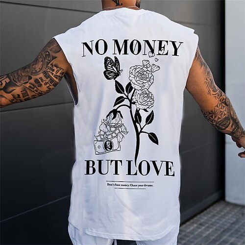 

Men's Unisex T shirt Tee Rose Graphic Prints Crew Neck White Hot Stamping Outdoor Street Cap Sleeve Print Clothing Apparel Sports Designer Casual Big and Tall / Summer / Summer