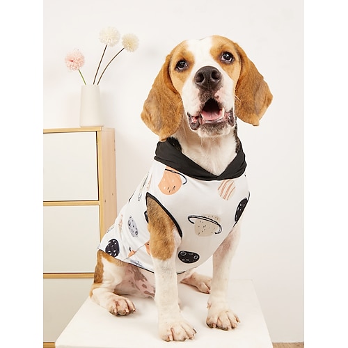 

Dog Cat Hoodie Casual Daily Casual / Daily Dog Clothes Puppy Clothes Dog Outfits Soft Black / White Costume for Girl and Boy Dog Polyster XS S M L XL XXL