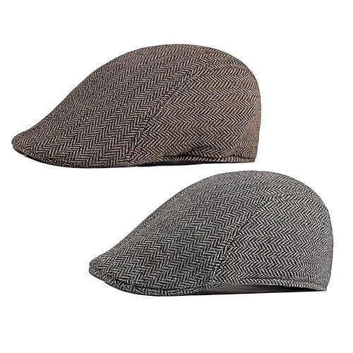 

Men's Newsboy Hat Cabbie Cap Sports & Outdoor Daily Holiday Polyester Sports & Outdoors Casual Simple Style 1 pcs