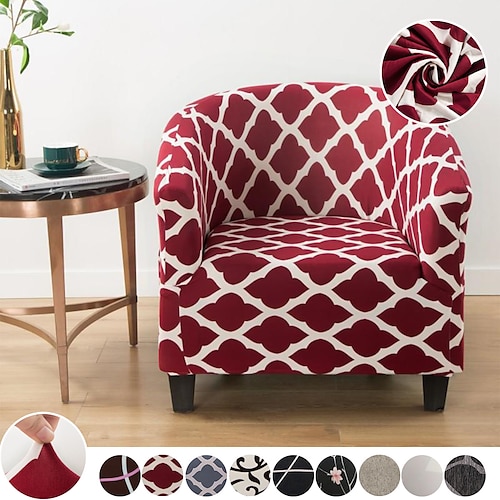 

Club Chair Slipcover Stretch Armchair Covers Tub Chair Covers Sofa Cover Couch Furniture Protector With Seat Cushion Cover Couch Covers for Living Room