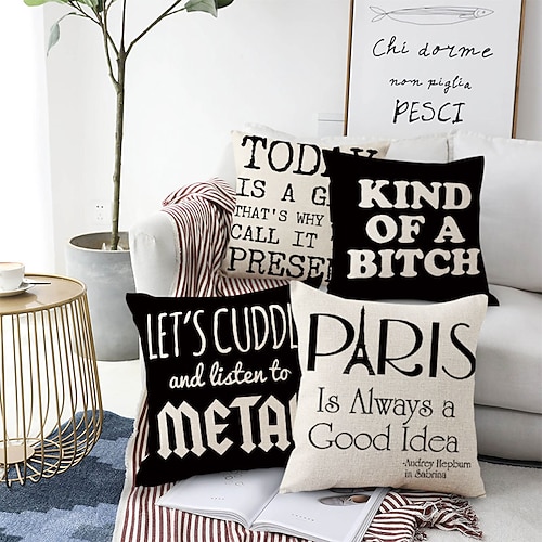 

Good Idea Double Side Cushion Cover 4PC Soft Decorative Square Throw Pillow Cover Cushion Case Pillowcase for Sofa Bedroom Superior Quality Machine Washable