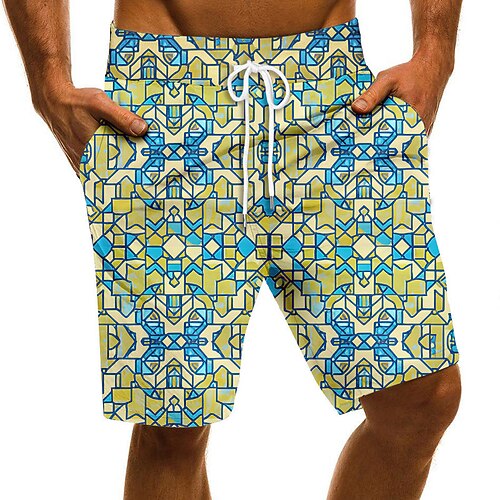 

Men's Swim Trunks Swim Shorts Quick Dry Board Shorts Bathing Suit with Pockets Drawstring Swimming Surfing Beach Water Sports Printed Spring Summer