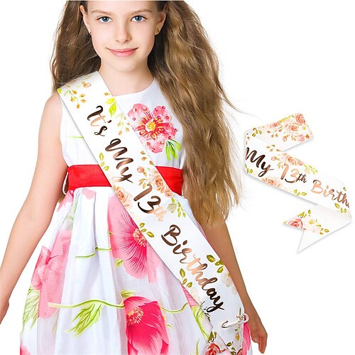 

2PCS Birthday Sashes Set for women group | Happy Birthday Favor Supplies Glitter Sashes | Funny Birthday Sashes for Women