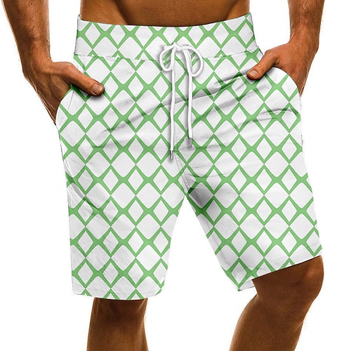 

Men's Swim Trunks Swim Shorts Quick Dry Board Shorts Bathing Suit with Pockets Drawstring Swimming Surfing Beach Water Sports Printed Spring Summer