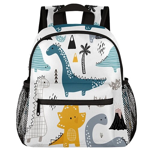 

School Backpack Bookbag Cartoon Animal for Student Water Resistant Lightweight Wear-Resistant Polyester School Bag Back Pack Satchel 15.63 inch