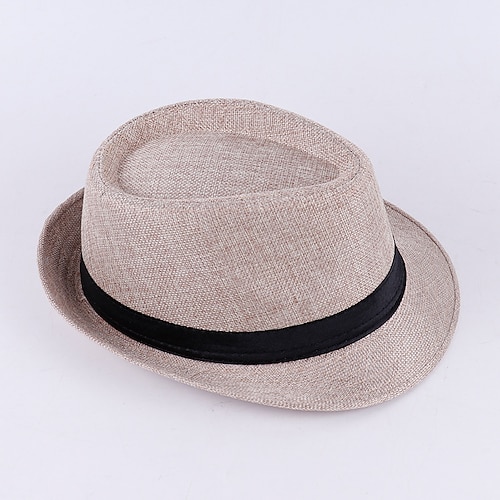 

The Great Gatsby Peaky Blinders Retro Vintage Roaring 20s 1920s Panama Hat Men's Women's Costume Vintage Cosplay Party / Evening Hat Masquerade