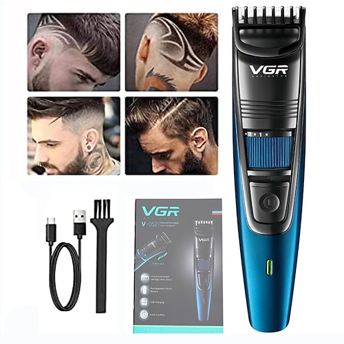 

Cordless ProfessionalHair Trimmer Beard Car Trimer Adjustable Hair Clipper Men Hair Cutting Machine Haircut Head Trim Tool