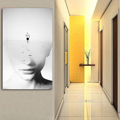 

1 Panel Minimalist Prints Posters/Picture Art Portrait Modern Wall Art Wall Hanging Gift Home Decoration Rolled Canvas No Frame Unframed Unstretched Multiple Size
