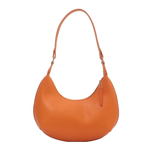 

Women's Sling Bags Hobo Bag Shoulder Bag Handbag PU Leather Zipper Solid Color Daily Outdoor White Black Blue Orange