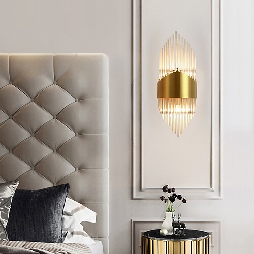 

Crystal Modern Indoor Wall Lights LED Bedroom Dining Room Iron Wall Light 220-240V 5 W