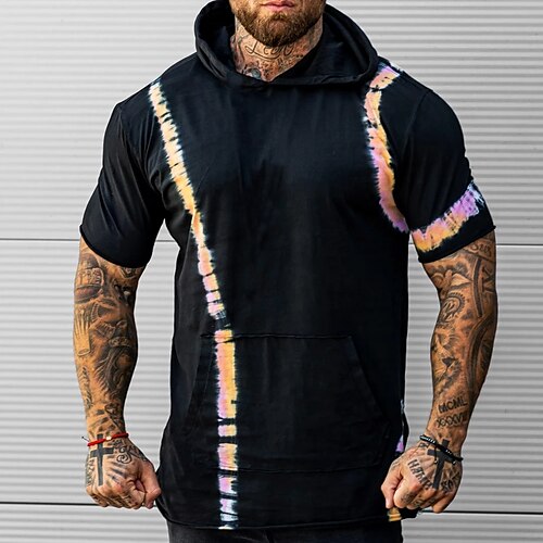 

Herren-T-Shirt T-Shirt Volltonfarbe V-Ausschnitt Freizeit-Arbeitsoberteile Baumwolle Cool Muscle Hellgrau