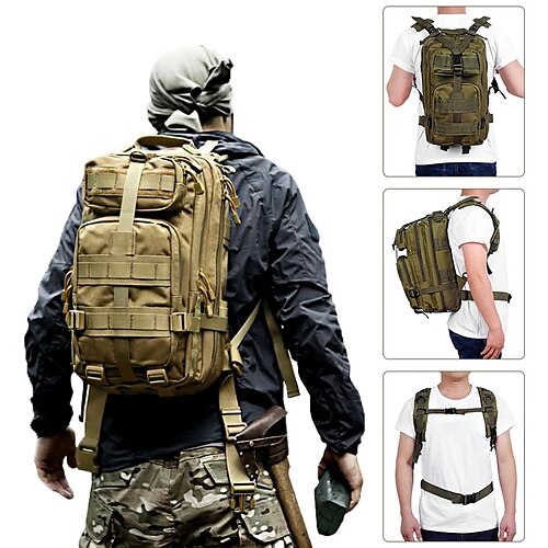 

25L Backpack Military Army Outdoor Bag Rucksack Men Camping Tactical Backpack Hiking Sports Climbing Bag