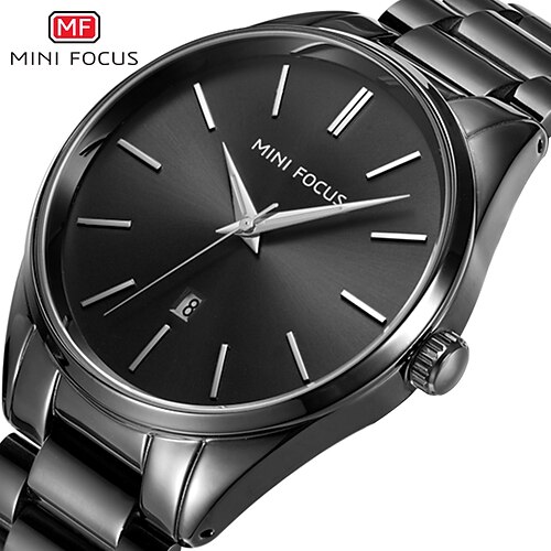 

MINI FOCUS Quartz Watch for Men Analog Quartz Stylish Stylish Waterproof Calendar Alloy Alloy Fashion