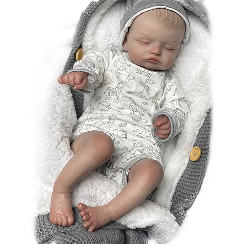 

20inch Reborn Dolls Newborn Baby Sleeping Little Cute Bebe For Children Gifts Boneca Renascida Brinquedo Para Crianas Menina