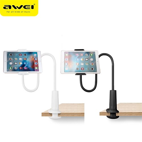 

Gooseneck Phone Holder Angle Height Adjustable 360 Degree Rotation Flexible Long Arm Phone Holder for Desk Selfies / Vlogging / Live Streaming Compatible with iPad Tablet All Mobile Phone Phone