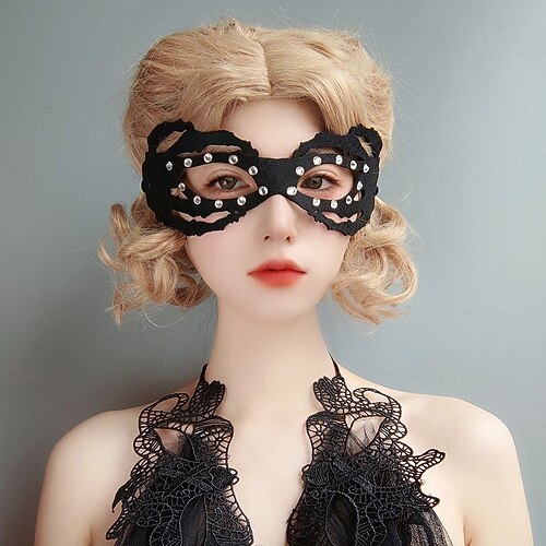 

Half Face Princess Mask Halloween Theme Party Nightclub Stage Performance Masquerade Festival Props