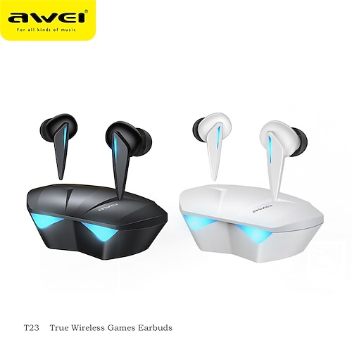 

AWEI T23 True Wireless Headphones TWS Earbuds In Ear Bluetooth 5.3 LED Light Stereo with Charging Box for Apple Samsung Huawei Xiaomi MI Yoga Everyday Use Traveling Mobile Phone