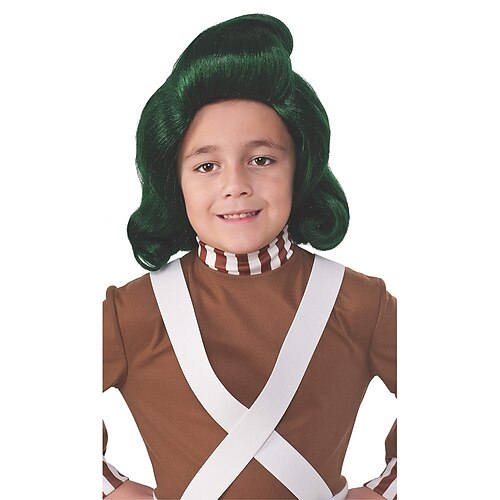 

rubie's boys oompa loompa wig world book day parykker