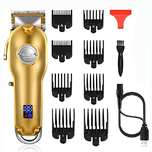 

Mens Hair Clippers for Hair Cutting Professional Cordless Hair Trimmer for Men LED Display