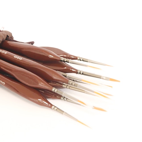 

oil painting brush B Water Colors Professional Numbered Black Plastic Wood Metal Pencils 12 for Adult Artists