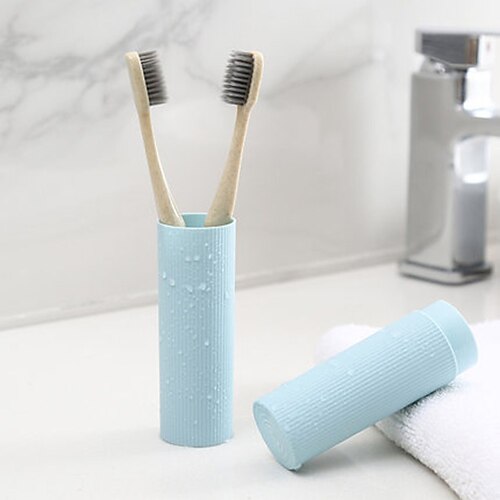 

Pack of 3 Travel Toothbrush Case Holder3 Color Plastic Toothbrush Case Portable Toothbrush Storage for Home and Outdoor