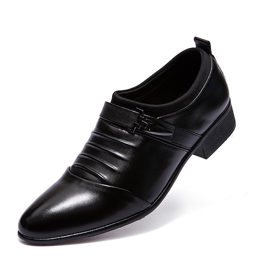 

Herren Loafer Slip On Übergrössen Brautkleider schlicht Klassisch Täglich Büro Karriere PU Schwarz Weiß Sommer Frühling
