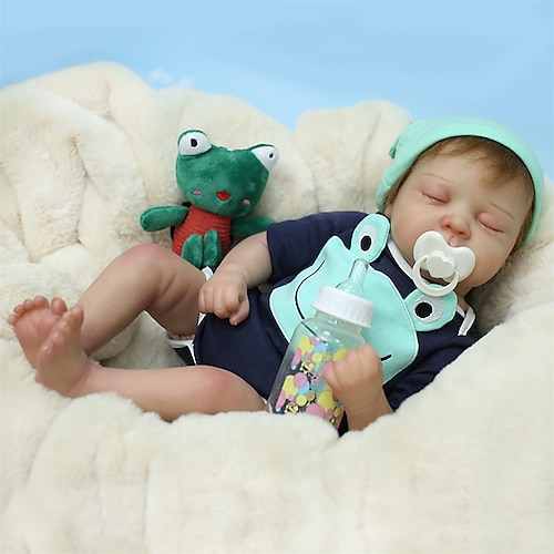 

Reborn Doll Boy 20 Frog Baby Newborn Boneca Renascida Life Like Bebe Realistic Berenguer