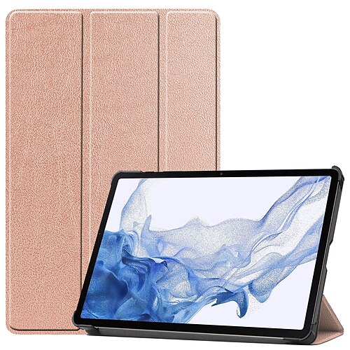 

Tablet Case Cover For Samsung Galaxy Tab S8 Plus Portable with Stand Flip Solid Colored TPU PC