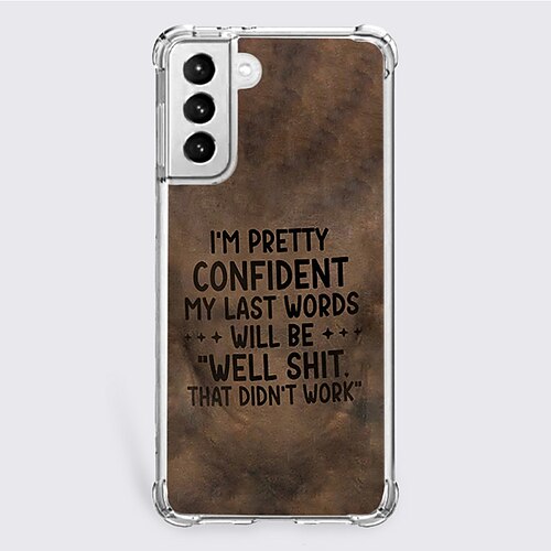 

Graffiti Phone Case For Samsung Galaxy A73 A53 A33 A72 A52 A42 S10 S9 S8 S7 Plus Edge Unique Design Protective Case Dustproof Shockproof Back Cover TPU