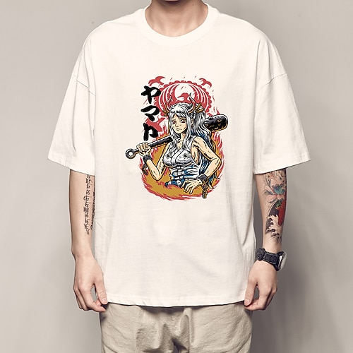 

Inspired by One Piece Kozuki Oden T-shirt Cartoon Manga Anime Harajuku Graphic Kawaii T-shirt For Men's Women's Unisex Adults' Hot Stamping 100% Polyester