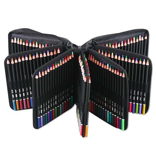 

Colored Pencils Drawing Pencils HB 0.3mm Oil Colors Professional Numbered Gift Box 180 Colors Set Wood Graphite Pencils 180 for Adult Artists