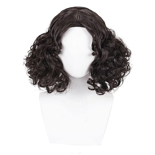 

Mirabel Wig for Encanto Cosplay Wig Short Bob Curly Wigs Red Brown for Party Cosplay