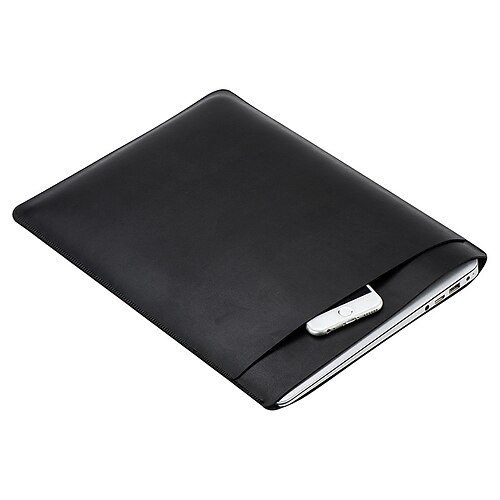 

Laptop Sleeves 12"" 13"" 15 Inch inch Compatible with Macbook Air Pro, HP, Dell, Lenovo, Asus, Acer, Chromebook Notebook Waterpoof Shock Proof Leather Solid Color for Business Office